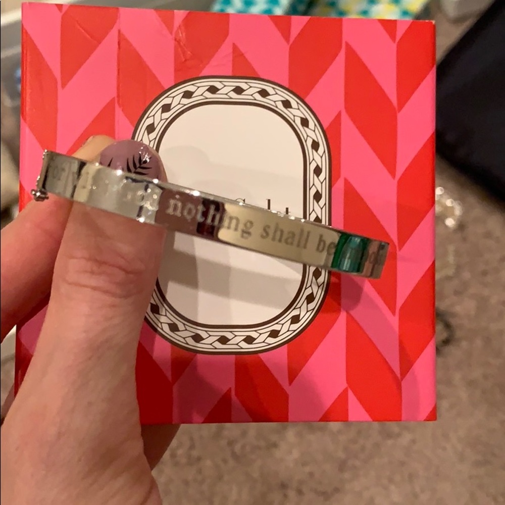 Stella & Dot engravable hinge bracelet